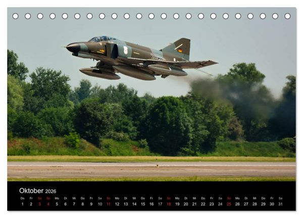 Produktbild: Phantoms bei der Luftwaffe (Tischkalender 2026 DIN A5 quer), CALVENDO Monatskalender