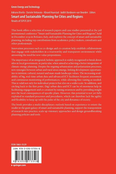 Produktbild: Smart and Sustainable Planning for Cities and Regions