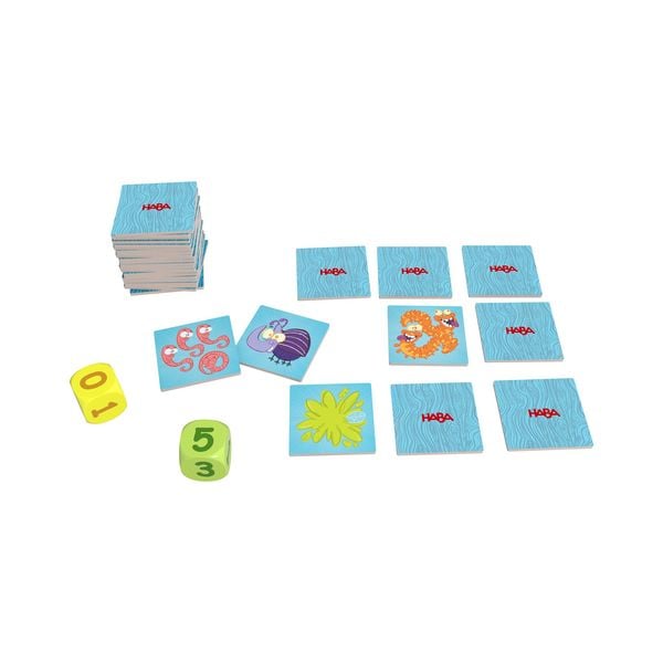 Produktbild: HABA 2013336001 - play+learn: 3+4=Krabbeltier, ein kribbeliges Rechen-Memo