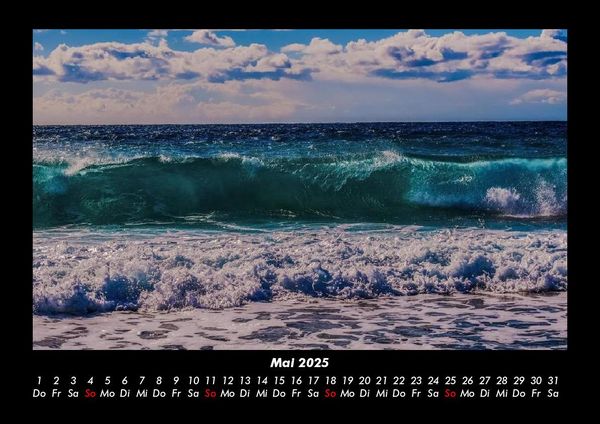 Produktbild: Die sch&ouml;nsten Meereslandschaften 2025 Fotokalender DIN A3