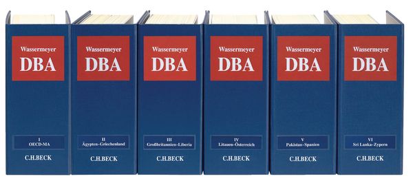 Produktbild: Doppelbesteuerung. DBA