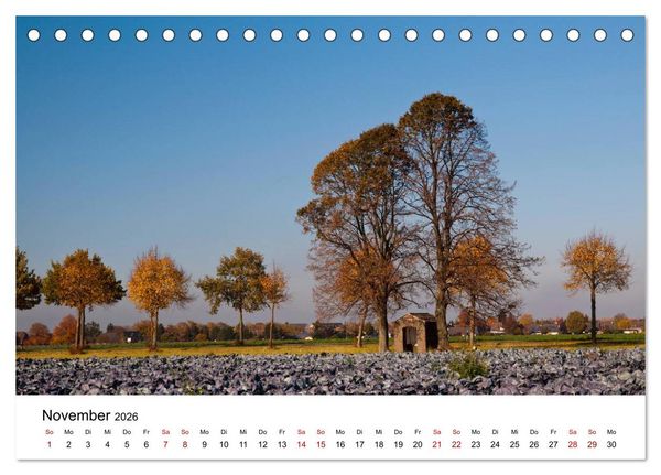 Produktbild: Stimmungsvoller Niederrhein (Tischkalender 2026 DIN A5 quer), CALVENDO Monatskalender