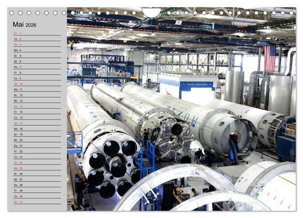 Produktbild: Space Shuttle. Impressionen aus der Raumfahrt (Wandkalender 2026 DIN A4 quer), CALVENDO Monatskalender
