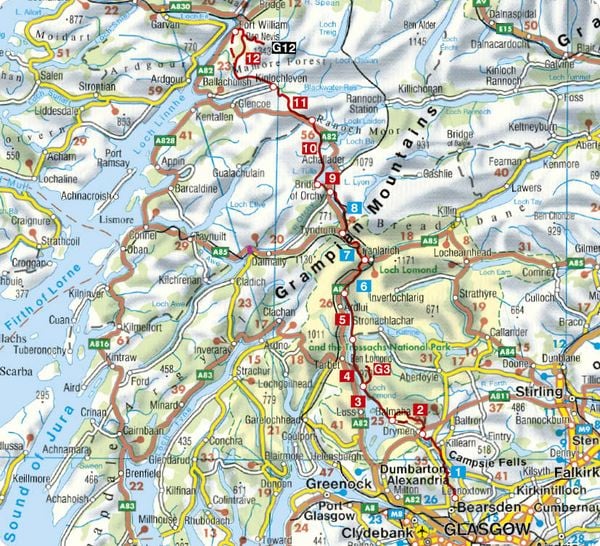 Produktbild: ROTHER Wanderf&uuml;hrer Schottland: West Highland Way. 12 Etappen und 2 Gipfeltouren
