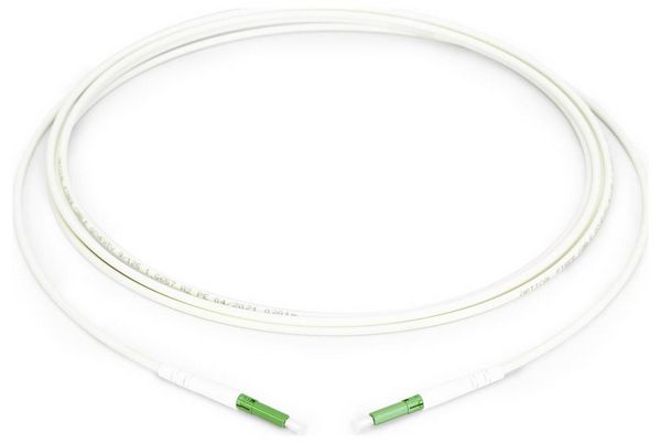 Produktbild: Digitus DK-3901LCA-30 Glasfaser LWL, Glasfaser Anschlusskabel 30 m Wei&szlig;, Gr&uuml;n [1x LC APC-Stecker - 1x LC APC-Stecker] 9/125 &micro; Singlemode