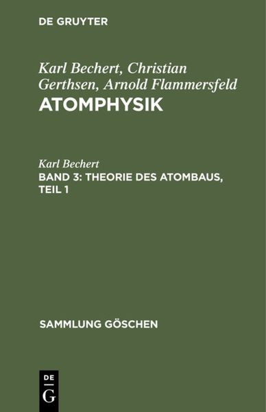 Produktbild: Theorie des Atombaus, Teil 1