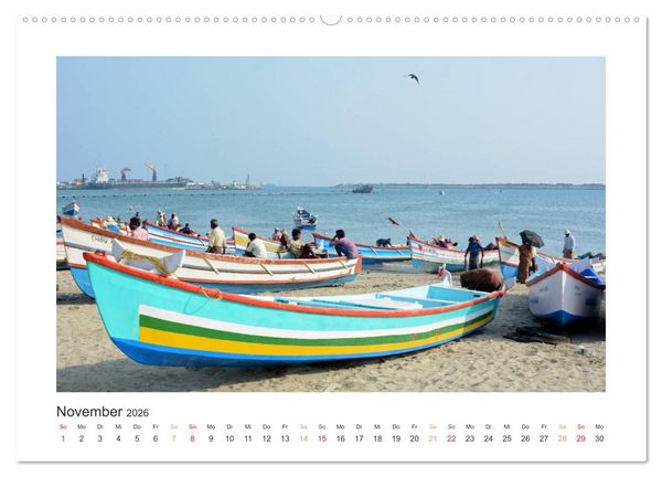 Produktbild: Kerala - Im S&uuml;den Indiens (hochwertiger Premium Wandkalender 2026 DIN A2 quer), Kunstdruck in Hochglanz