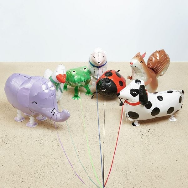 Produktbild: Folienballon Airwalker, Elefant, 1 Ballon + 10-DIY Teile, 65 x 33 x 25 cm