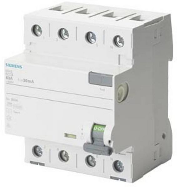 Produktbild: Siemens 5SV33443 5SV3344-3 FI-Schutzschalter F 40A 0.03A 400V