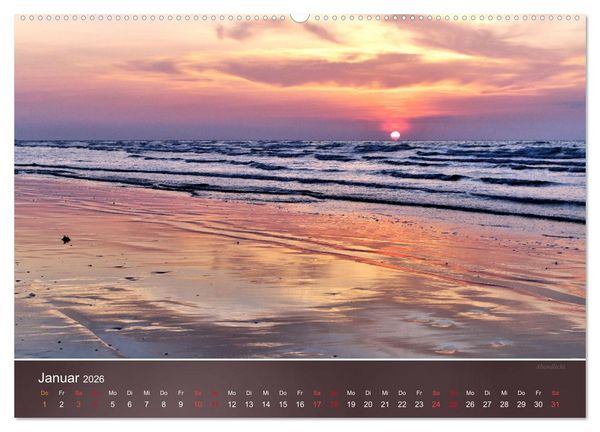 Produktbild: Farben am Meer (Wandkalender 2026 DIN A2 quer), CALVENDO Monatskalender