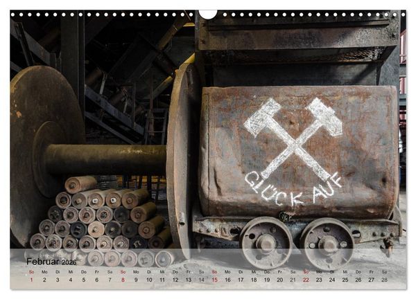 Produktbild: Zeche und Kokerei Zollverein Essen: Industrie-Architektur (Wandkalender 2026 DIN A3 quer), CALVENDO Monatskalender