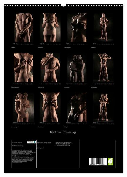 Produktbild: Kraft der Umarmung (hochwertiger Premium Wandkalender 2026 DIN A2 hoch), Kunstdruck in Hochglanz