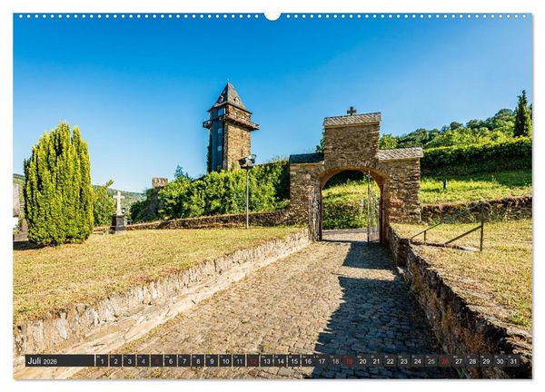 Produktbild: Oberwesel - Stadt der T&uuml;rme (hochwertiger Premium Wandkalender 2026 DIN A2 quer), Kunstdruck in Hochglanz