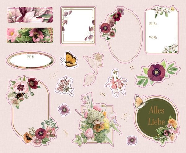 Produktbild: Stickerbuch &ndash; Zauberhafte Sticker und Etiketten