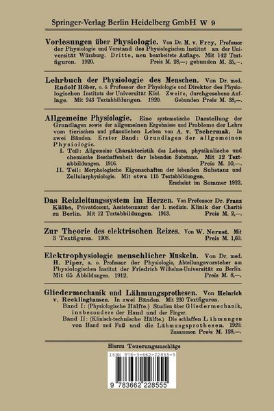 Produktbild: Untersuchungen &uuml;ber die Eigenreflexe (Sehnenreflexe) Menschlicher Muskeln