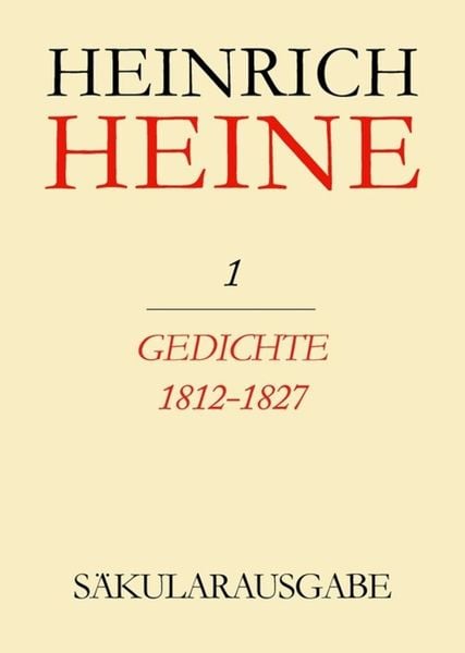 Produktbild: Gedichte 1812-1827
