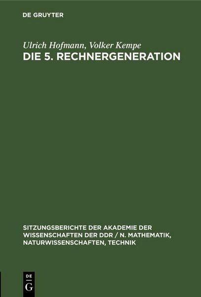 Produktbild: Die 5. Rechnergeneration