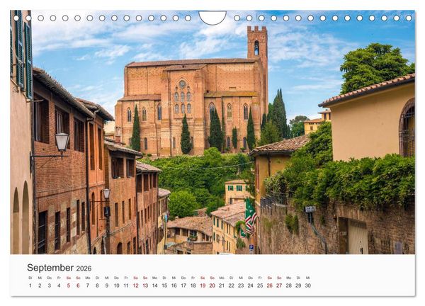 Produktbild: Die sch&ouml;nsten Orte in Italien. (Wandkalender 2026 DIN A4 quer), CALVENDO Monatskalender