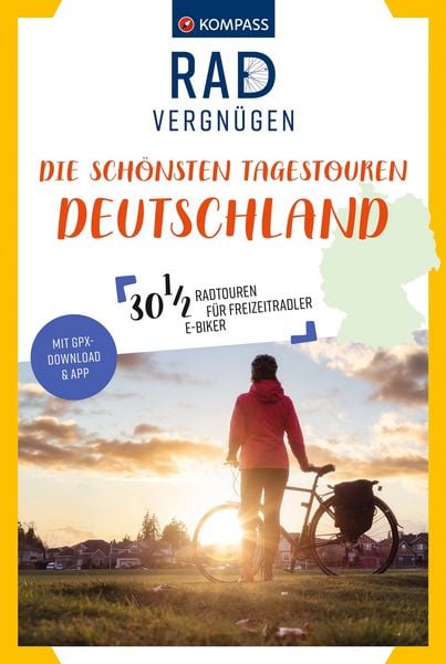 Produktbild: KOMPASS Radvergn&uuml;gen Die sch&ouml;nsten Tagestouren Deutschland