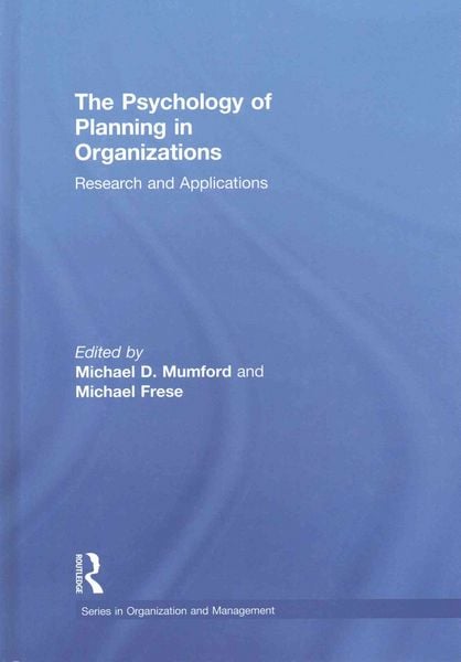 Produktbild: The Psychology of Planning in Organizations