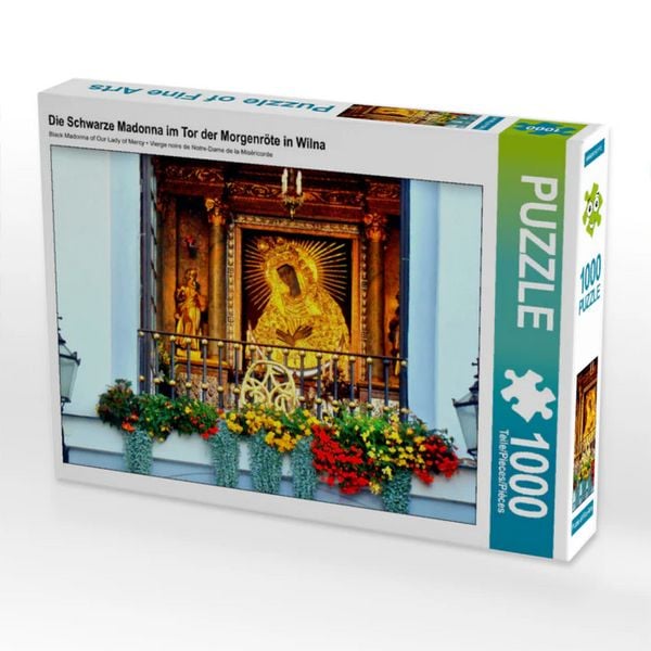 CALVENDO Puzzle Schwarze Madonna der Barmherzigen Muttergottes | 1000 Teile Lege-Größe 64x48cm Foto-Puzzle für glückliche Stunden