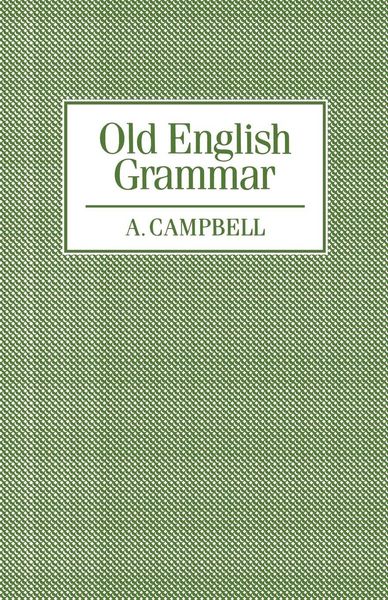 Produktbild: Old English Grammar
