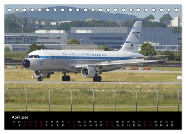 Produktbild: Im alten Glanz: Flugzeuge in Retro Livery (Tischkalender 2026 DIN A5 quer), CALVENDO Monatskalender