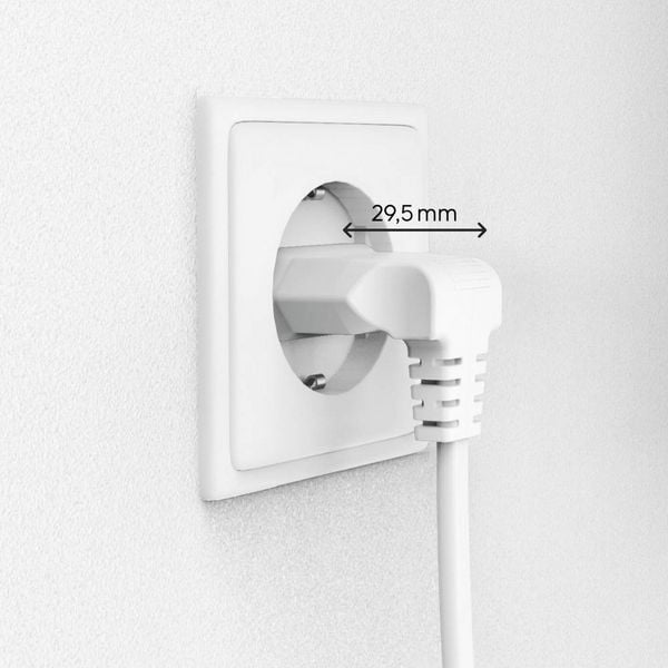 Produktbild: Hama 00223285 Strom Netzkabel Wei&szlig; 5m