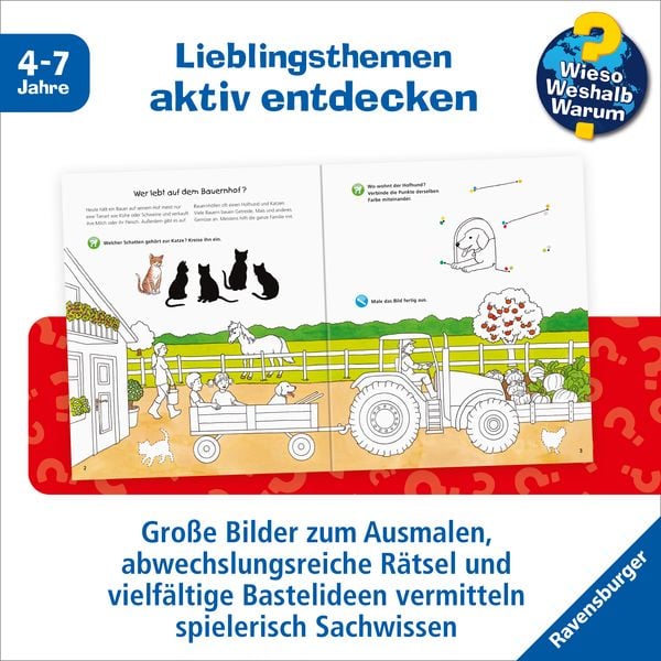 Produktbild: Wieso? Weshalb? Warum? aktiv-Heft - Bauernhof