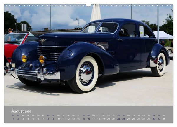 Produktbild: US-Strassenkreuzer (Wandkalender 2026 DIN A2 quer), CALVENDO Monatskalender