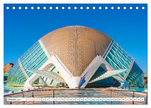 Produktbild: Valencia - Stadt mit besonderem Zauber (Tischkalender 2026 DIN A5 quer), CALVENDO Monatskalender