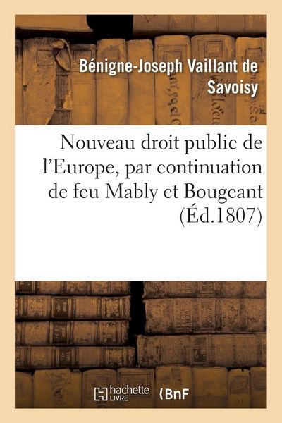 Produktbild: Nouveau droit public de l'Europe, par continuation de feu Mably et Bougeant