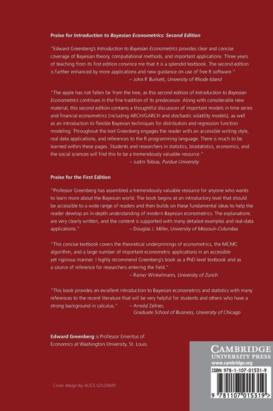 Produktbild: Introduction to Bayesian Econometrics