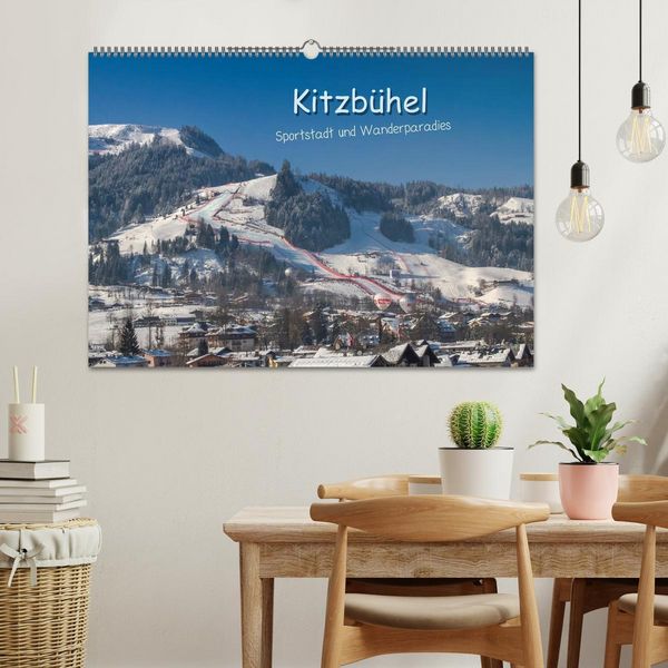 Produktbild: Kitzb&uuml;hel, Sportstadt und Wanderparadies (Wandkalender 2026 DIN A2 quer), CALVENDO Monatskalender