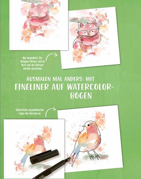 Produktbild: Das R&uuml;ckw&auml;rts-Ausmalbuch