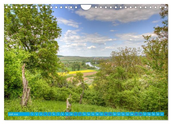 Produktbild: Natur pur - Volkach am Main (Wandkalender 2026 DIN A4 quer), CALVENDO Monatskalender