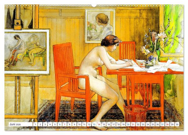 Produktbild: Schwedens heile Welt (hochwertiger Premium Wandkalender 2026 DIN A2 quer), Kunstdruck in Hochglanz
