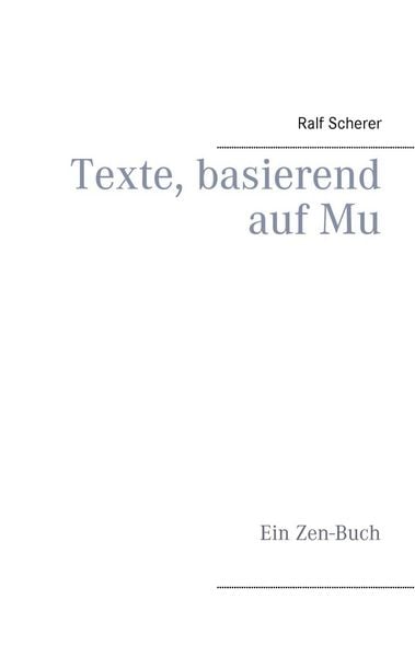 Produktbild: Texte, basierend auf Mu