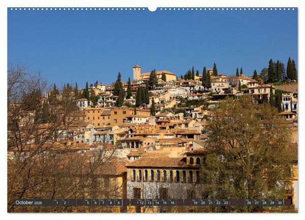 Produktbild: Andalusia sunny side of life (High Quality Premium Wall Calendar 2026 DIN A2 landscape),CALVENDO 12 Month Wall Calendar