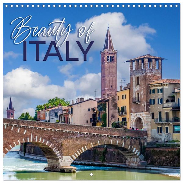 Beauty of ITALY (Wall Calendar 2026 12 × 12 Inch) CALVENDO 12 Month Wall Calendar