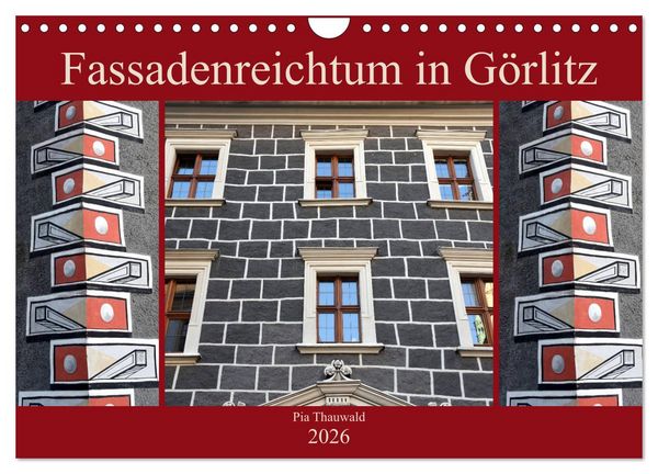 Produktbild: Fassadenreichtum in G&ouml;rlitz (Wandkalender 2026 DIN A4 quer), CALVENDO Monatskalender