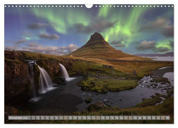 Produktbild: Island - Traumland am Rande der Arktis (Wandkalender 2026 DIN A3 quer), CALVENDO Monatskalender