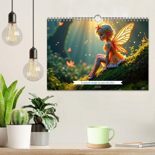 Produktbild: Le grand voyage au pays des f&eacute;es (Calendrier mural 2026 DIN A4 vertical), CALVENDO calendrier mensuel