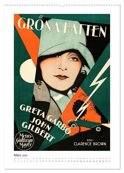 Produktbild: Eric Rohman - Filmgeschichte in Plakaten (hochwertiger Premium Wandkalender 2026 DIN A2 hoch), Kunstdruck in Hochglanz