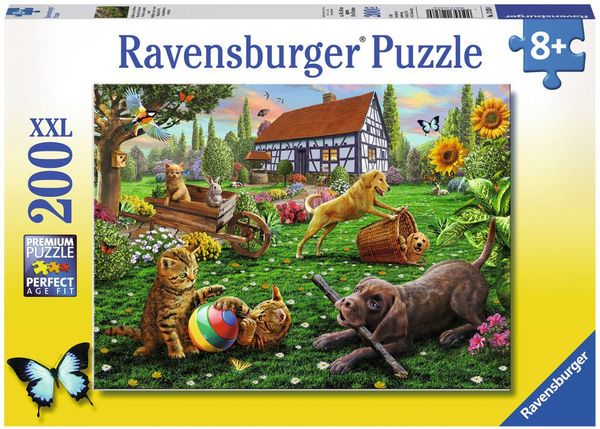 Puzzle Ravensburger Entdecker auf vier Pfoten 200 Teile XXL
