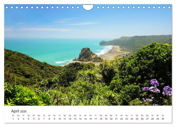 Produktbild: Neuseeland Trauminsel im S&uuml;dpazifik (Wandkalender 2026 DIN A4 quer), CALVENDO Monatskalender