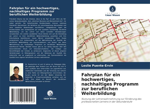 Produktbild: Fahrplan f&uuml;r ein hochwertiges, nachhaltiges Programm zur beruflichen Weiterbildung