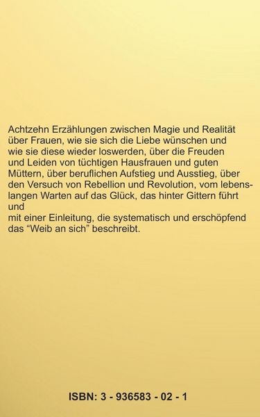 Produktbild: Das Weib an sich und die Frauen im Besonderen