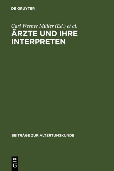 Produktbild: &Auml;rzte und ihre Interpreten