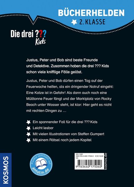 Produktbild: Die drei ??? Kids, B&uuml;cherhelden 2. Klasse, Feuerwehr-Alarm